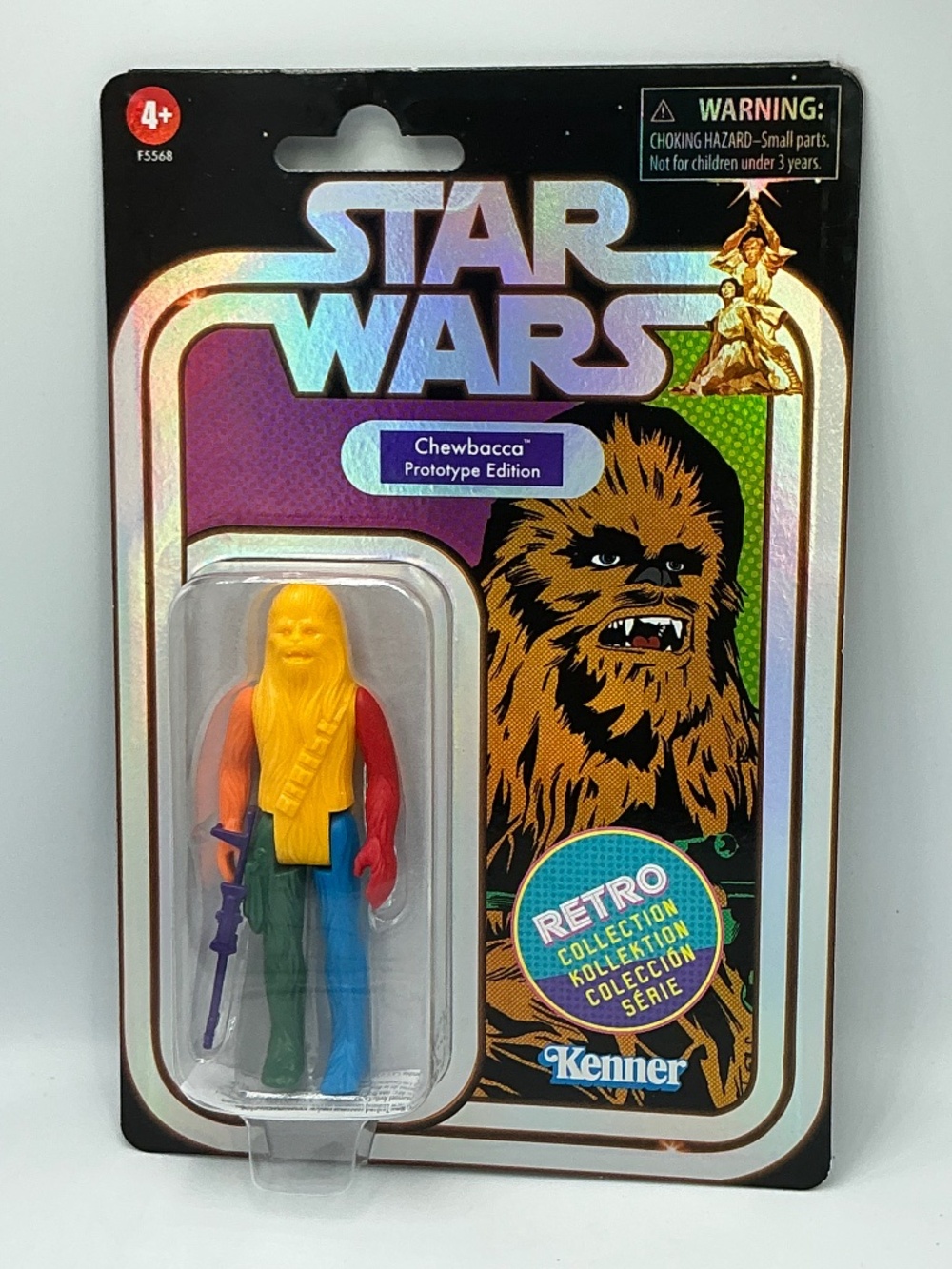 Star Wars Retro Collection Chewbacca Yellow Body Prototype Edition Action Figure